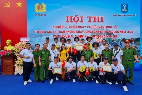 TP.HCM đoạt giải Nhất toàn đoàn Hội thi “Tổ liên gia an toàn PCCC” Đông Nam Bộ