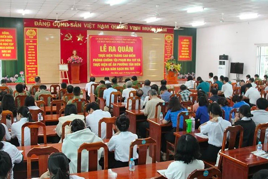 Biên Hòa ra quân thực hiện đề án phường sạch ma túy