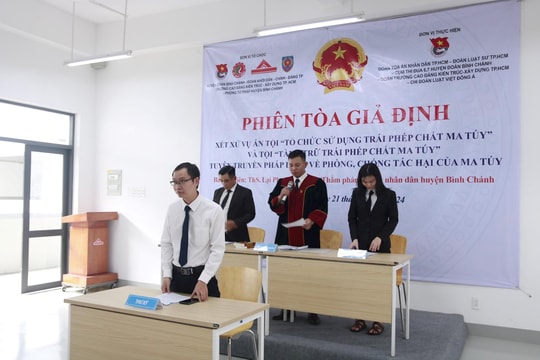 Tuyên truyền pháp luật về phòng, chống ma túy qua phiên tòa giả định