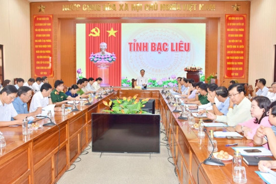 Bạc Liêu: Họp Ban chỉ huy phòng chống thiên tai và Tìm kiếm cứu nạn tỉnh