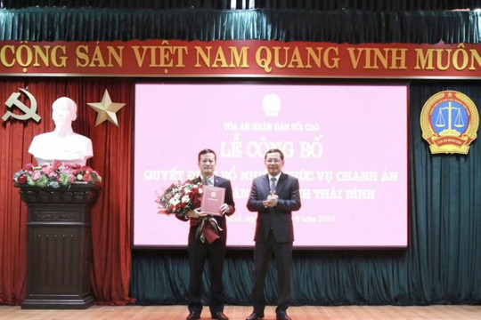 Thái Bình có tân Chánh án