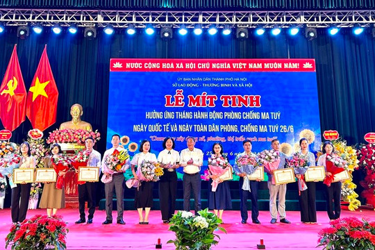 Hà Nội: Chung tay xây dựng xã, phường, thị trấn sạch ma túy