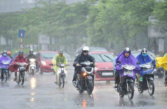 Thời tiết ngày 25/6: Mưa dông xảy ra ở hầu khắp các vùng