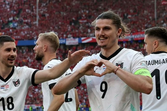 Euro 2024: ĐT Áo chiến thắng "cơn lốc", phả hơi nóng vào "Gà trống Gô-loa"