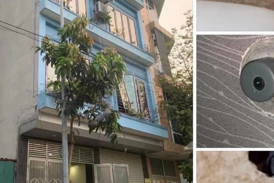 Chủ trọ đặt lén camera trong phòng tắm nữ sinh ở Hà Nội