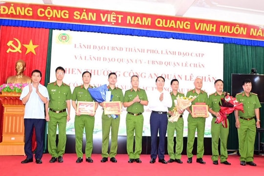 Hải Phòng: Khen thưởng lực lượng phá án, thu giữ gần 12kg ma túy