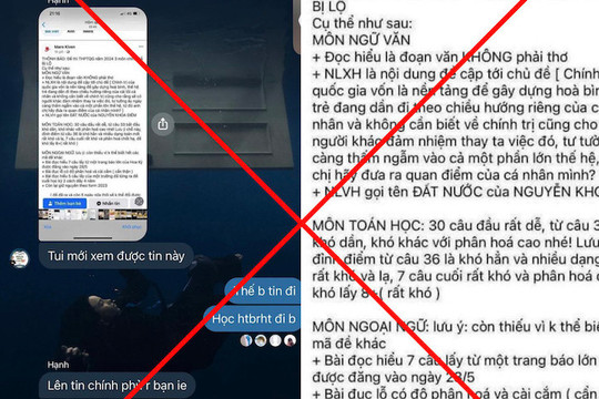 Bộ Công an xác minh người tung tin lộ đề thi tốt nghiệp THPT 2024