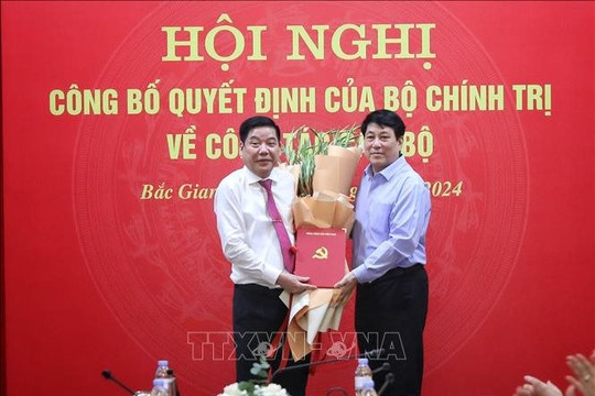 Trung tướng Nguyễn Văn Gấu giữ chức Bí thư Bắc Giang