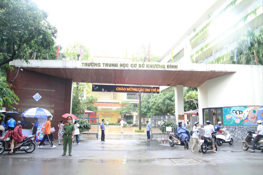 Kỳ thi tốt nghiệp THPT năm 2024: Không khí ngày thi đầu tiên tại Hà Nội
