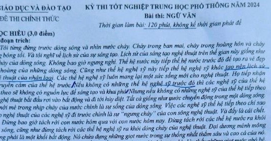 Thi tốt nghiệp THPT 2024: "Đất nước" của tác giả Nguyễn Khoa Điềm vào đề thi môn Ngữ văn
