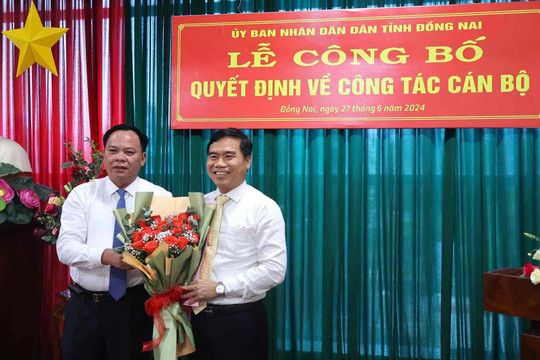 Ông Nguyễn Thế Phong được giao Quyền Chủ tịch UBND huyện Nhơn Trạch
