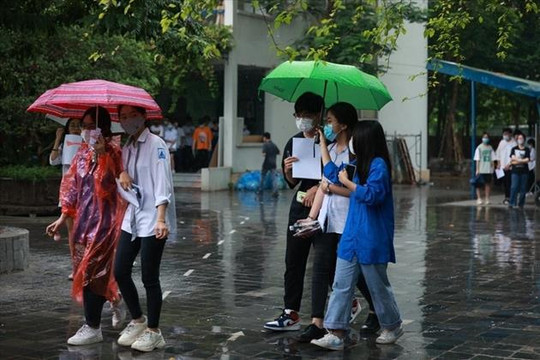 Thời tiết ngày thi tốt nghiệp THPT quốc gia