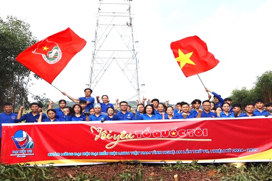 Tuổi trẻ Nghệ An hoàn thành Đợt thi đua cao điểm hỗ trợ dự án đường dây 500kV mạch 3