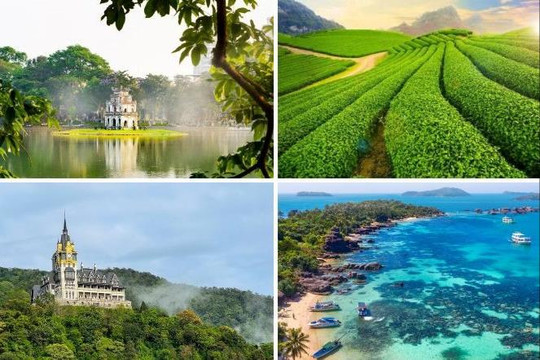 Du khách Trung Quốc, Mỹ và Hàn Quốc đến Việt Nam tăng mạnh