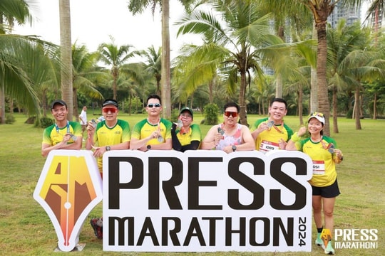 Press Marathon 2024: Cuộc đua chạy bộ của 500 phóng viên, nhà báo