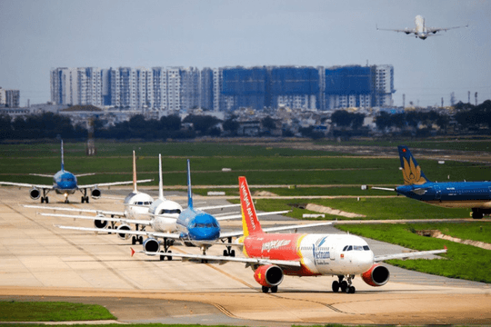 Tăng tải trên các đường bay quốc tế và nội địa