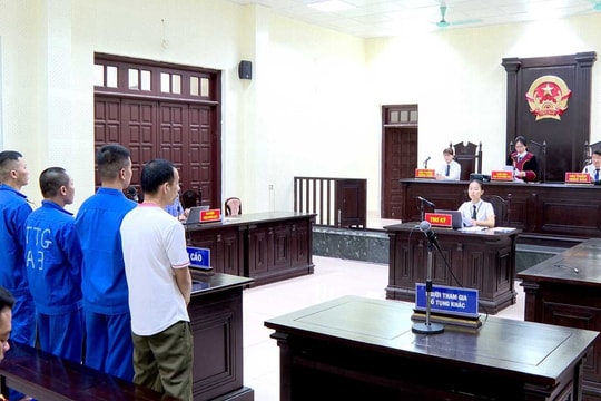 TAND TP. Cẩm Phả xét xử trực tuyến vụ án về ma túy