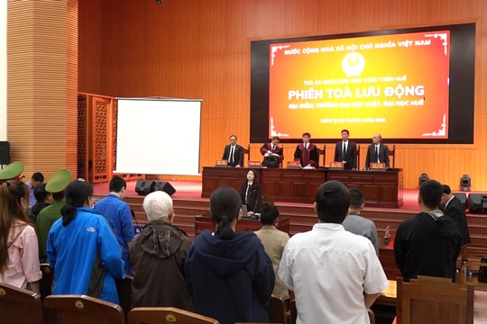 Phiên tòa xét xử lưu động giáo dục pháp luật “mắt thấy, tai nghe”