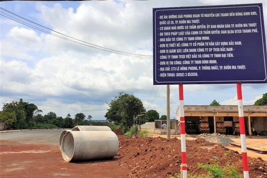 Tạm ngưng chi trả tiền GPMB một dự án BT ở thành phố Buôn Ma Thuột