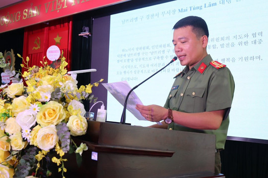 Thí điểm mô hình phong trào toàn dân bảo vệ ANTQ có sự tham gia của cộng đồng người Hàn Quốc