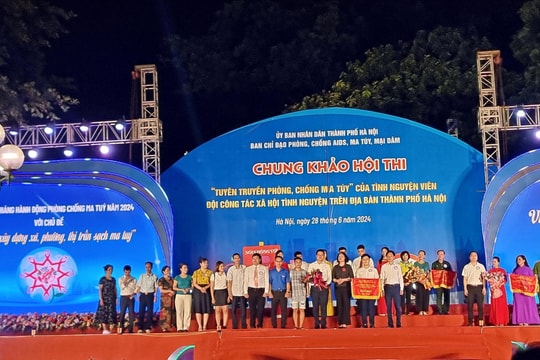 Thị xã Sơn Tây đoạt giải Nhất Hội thi tình nguyện viên tuyên truyền phòng, chống ma túy