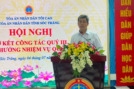 TAND tỉnh Sóc Trăng: Giao ban công tác 9 tháng đầu năm 2024