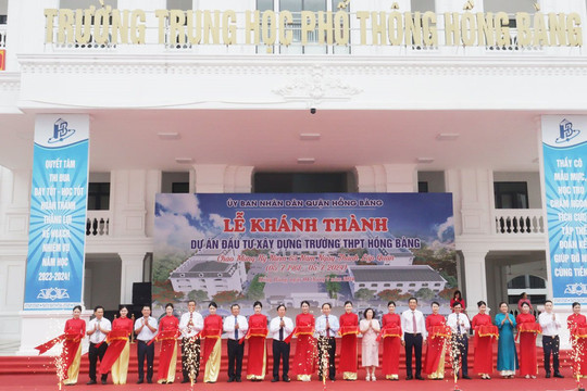 Hải Phòng: Khánh thành Dự án đầu tư xây dựng Trường THPT Hồng Bàng