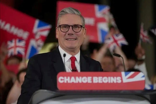 Bầu cử Anh: Công đảng của ông Keir Starmer giành chiến thắng áp đảo