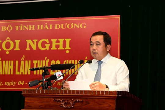 Bế mạc Hội nghị Ban Chấp hành Đảng bộ tỉnh Hải Dương