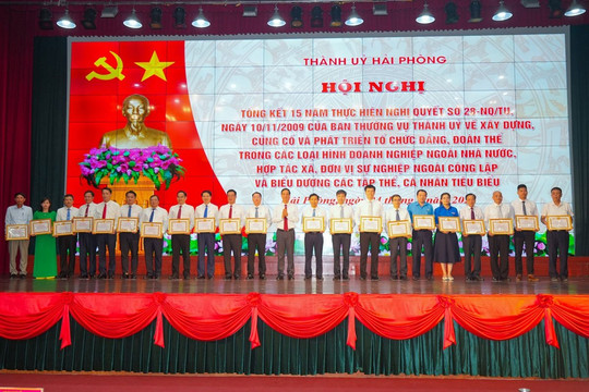 Phát huy hiệu quả Nghị quyết số 28-NQ/TU của BTV Thành ủy Hải Phòng