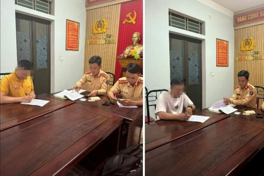 Tạm giữ hai tài xế xe buýt chèn ép nhau trên Quốc lộ 1A