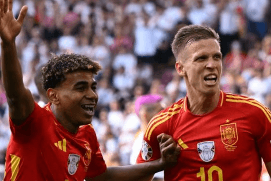 Kết quả Euro 2024: Tây Ban Nha đánh bại Đức trong một trận cầu nghẹt thở