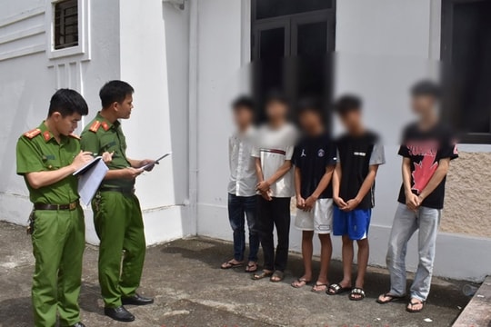 Tạm giữ 5 đối tượng gây rối trật tự công cộng khiến một người tử vong