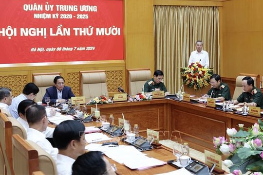 Chủ tịch nước và Thủ tướng Chính phủ dự Hội nghị Quân ủy Trung ương