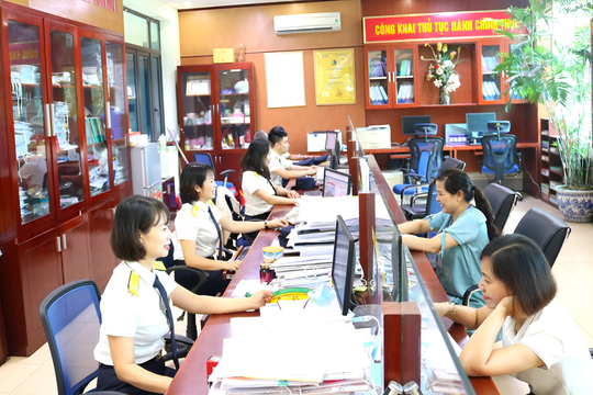 Thu ngân sách ngành thuế 6 tháng đạt hơn 865.000 tỷ đồng