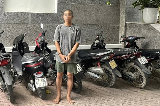Nghệ An: Khởi tố đối tượng gây ra hàng loạt vụ trộm cắp tài sản