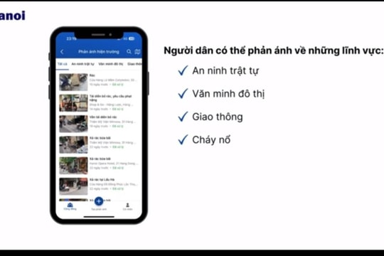 Tạo phản ánh hiện trường trên ứng dụng iHanoi như thế nào?