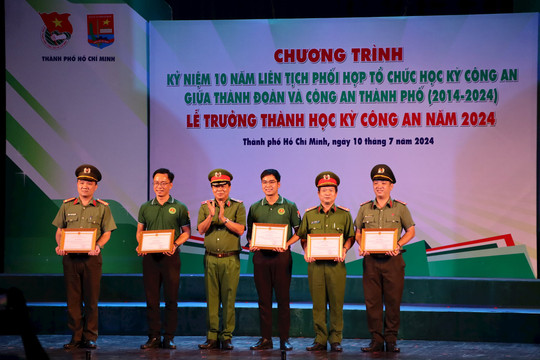 100 học viên trưởng thành 'Học kỳ Công an' năm 2024