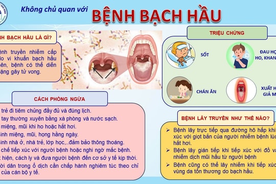 Những vaccine nào có thể phòng, chống được bệnh bạch hầu?