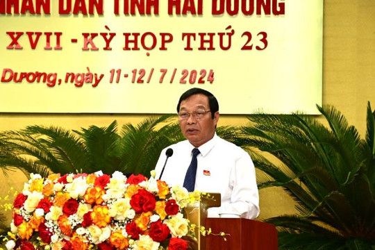 Khai mạc Kỳ họp thứ 23 HĐND tỉnh Hải Dương