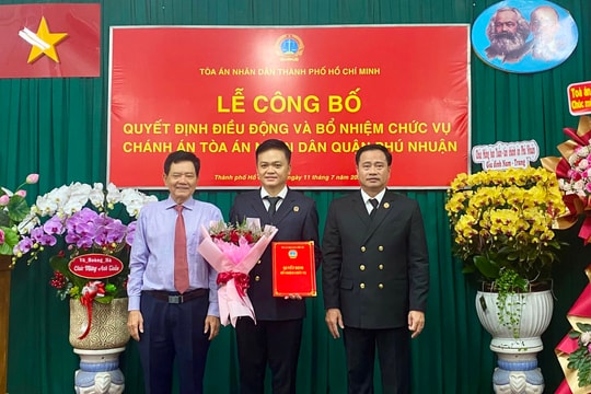 Điều động và bổ nhiệm chức vụ Chánh án TAND quận Phú Nhuận
