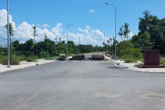 Tuyến đường hơn 316 tỷ đồng buộc phải điều chỉnh vì vướng mặt bằng