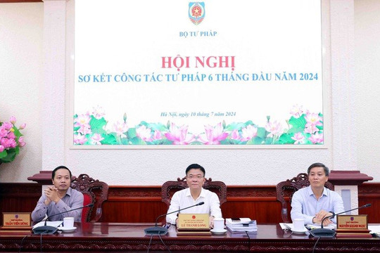 Nhiều kết quả nổi bật của ngành Tư pháp trong 6 tháng đầu năm 2024