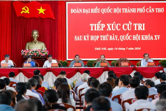 Thủ tướng tiếp xúc cử tri sau kỳ họp thứ 7, Quốc hội khóa XV