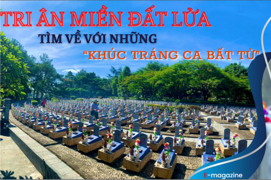 Tri ân “Miền đất lửa”: Tìm về với những “khúc tráng ca bất tử”
