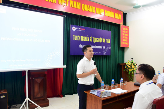 Điện lực TP.Hà Nội tăng cường tuyên truyền kỹ năng phòng cháy chữa cháy