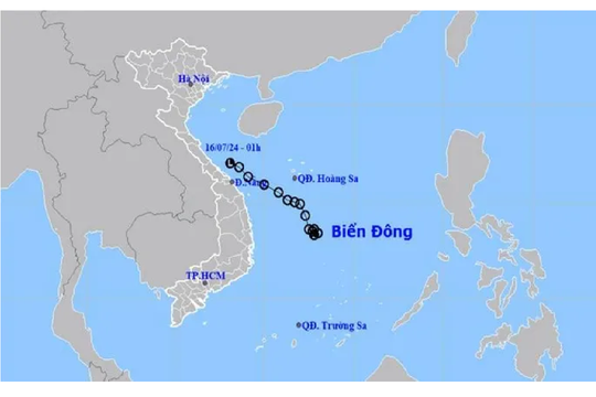 Áp thấp nhiệt đới suy yếu và tan dần
