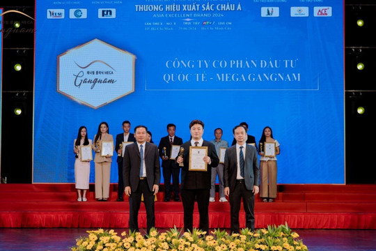 Mega Gangnam được xướng tên tại Lễ trao giải “Thương hiệu xuất sắc châu Á 2024”