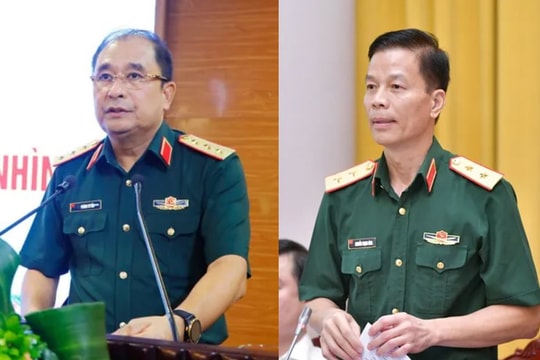 Thủ tướng bổ nhiệm lại 2 Phó Tổng tham mưu trưởng Quân đội nhân dân