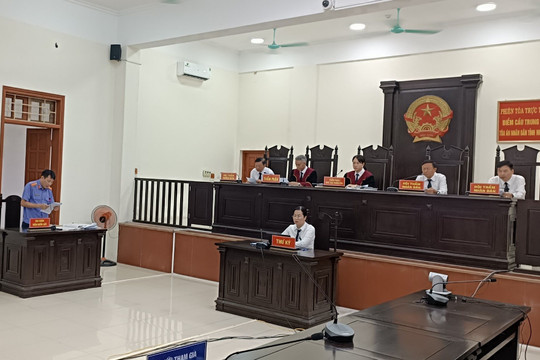 TAND tỉnh Ninh Bình tổ chức phiên tòa rút kinh nghiệm trực tuyến